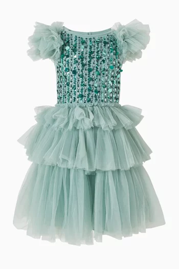 Snowflake Shimmer Tutu Dress