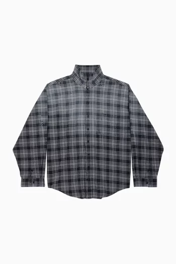 Zip Shirt in Cotton
