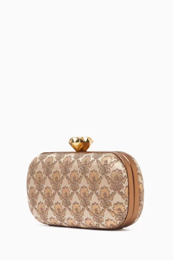 Small Majestic Flower Clutch Bag