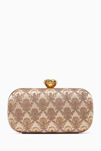 Small Majestic Flower Clutch Bag