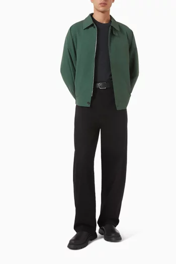 Harrington Jacket in Cotton-nylon Blend