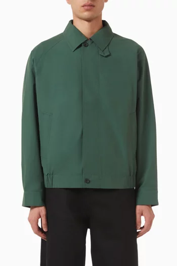 Harrington Jacket in Cotton-nylon Blend