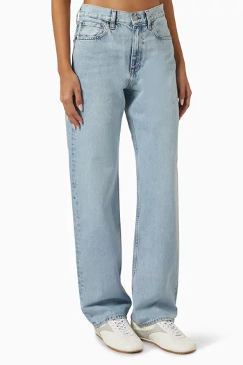 Chord Straight-fit Jeans in Denim