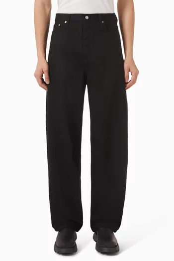 Mallow Relaxed Barrel-leg Jeans
