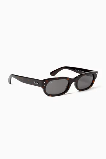 Irregular Sunglasses in Propionate
