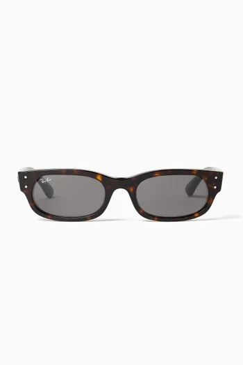 Irregular Sunglasses in Propionate