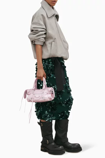 Le City Mini East-West Bag in Leather