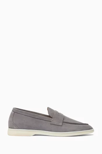 Luciana Penny Loafers in Suede