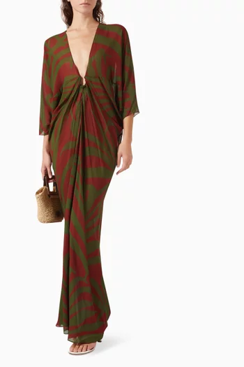 Sensory Tapestry Tiger-print Tunic Dress