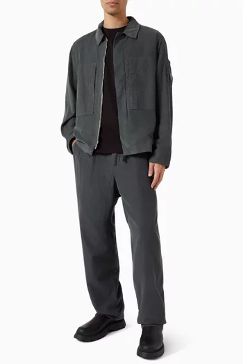 2000 Stripes Lens Lined Overshirt in Corduroy