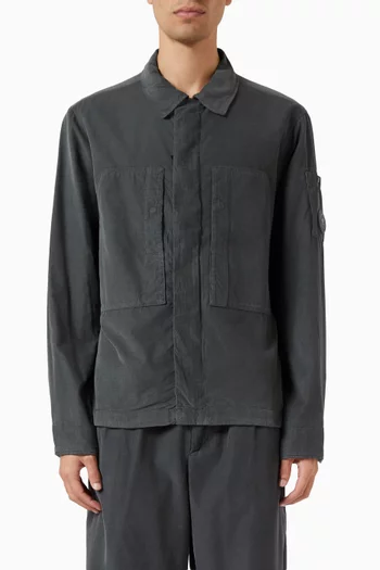2000 Stripes Lens Lined Overshirt in Corduroy
