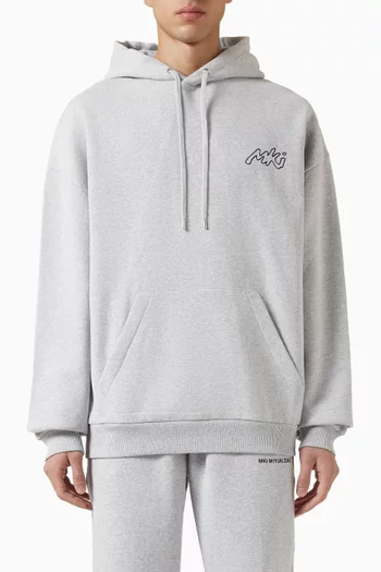 Ink Line Hoodie in Cotton