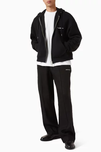Uniform Zip Hoodie in Cotton Blend