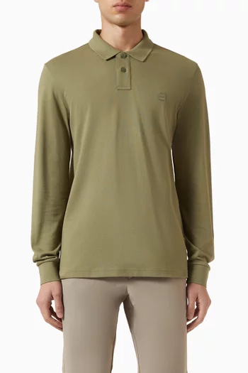 Polo Shirt in Stretch-cotton