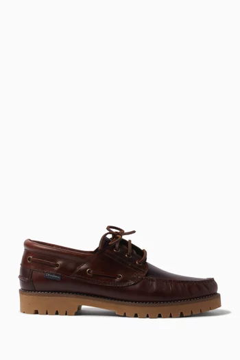 Monzon Boat Shoes in Leather