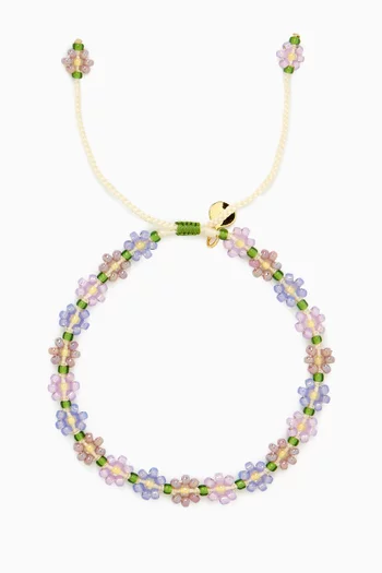 Floral Beaded Bracelet