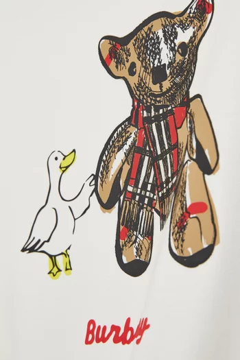 Thomas Bear Duck-print T-shirt in Cotton
