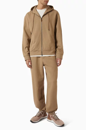 Aarhus Zip Hoodie in Cotton-blend