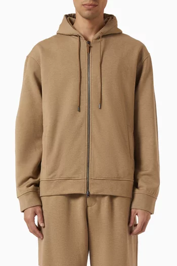 Aarhus Zip Hoodie in Cotton-blend