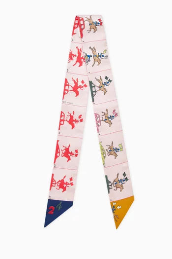 Unused Parade Twilly Scarf in Silk