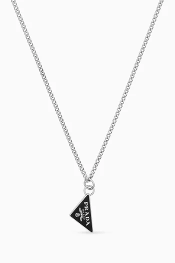 Enamelled Necklace in Metal