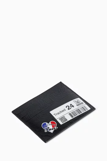 Shopper Large Card Holder in Arena Lamskin