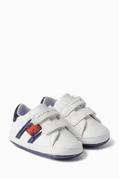 Burberry Ramsey Sneakers Burberry Monogram Print Black And White