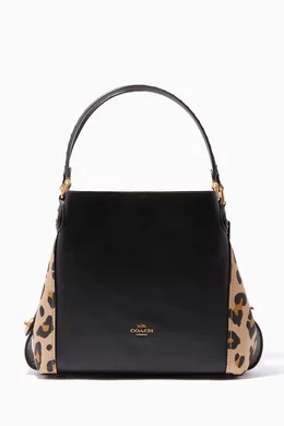 Buy Coach Green Leopard Edie 31 Shoulder Bag for Women in Bahrain