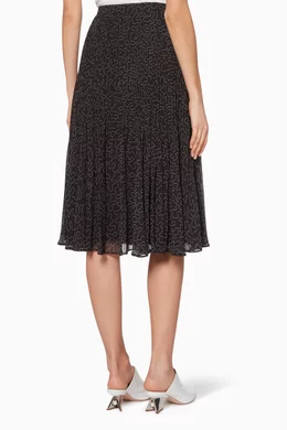 Club monaco yowshee hotsell pleated midi skirt