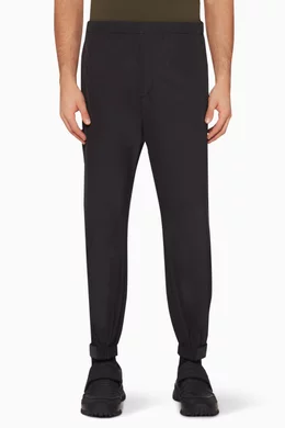 Prada rubber tag track pants best sale