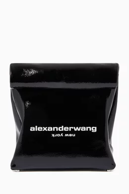 Alexander wang paper bag clutch outlet
