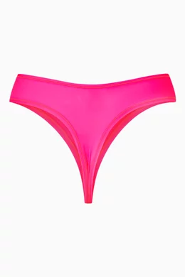 Buy SKIMS Pink Fits Everybody Thong for Women in Bahrain