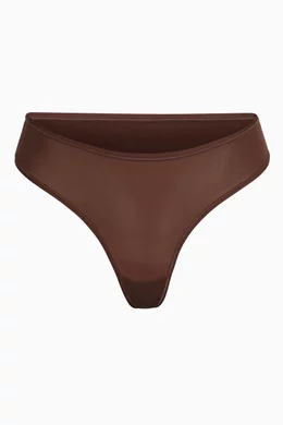 Buy SKIMS Brown Fits Everybody Thong for Women in Bahrain