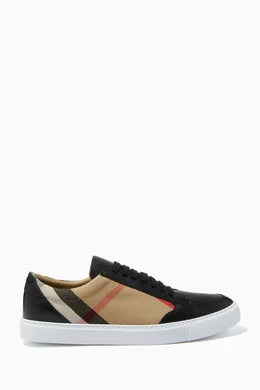 Burberry shoes womens black hotsell