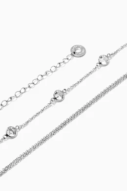 Buy CZ by Kenneth Jay Lane Silver CZ Layered Stations Lariat