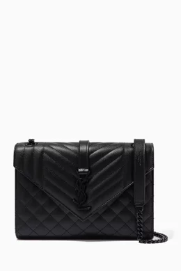 Envelope small bag in on sale grain de poudre embossed leather