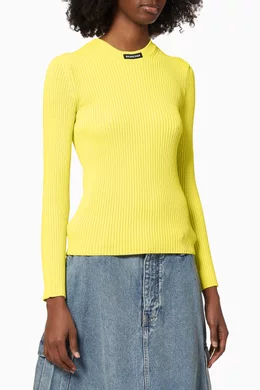 Balenciaga sweater womens yellow sales