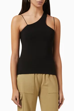 Ninety percent on sale one shoulder top
