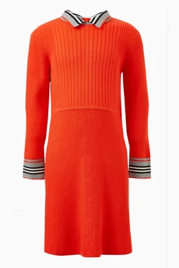 Burberry orange dress online