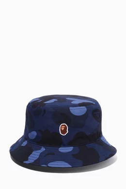 Blue camo discount bucket hat