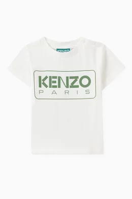 Kenzo paris cheap logo t shirt