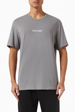 Buy Calvin Klein Grey Modern Structure Lounge T-shirt in Stretch Cotton  Blend Jersey for Men in Bahrain