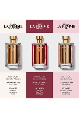Buy Prada Beauty Colourless La Femme Prada Eau de Parfum 50ml For Women Online Ounass Bahrain