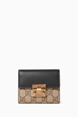 Buy Gucci Black Black Padlock Wallet For Women Online Ounass Bahrain