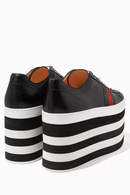 Gucci leather platform sneakers cheap