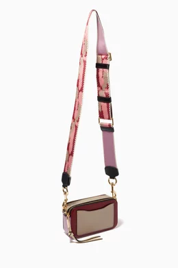 Buy Marc Jacobs Burgundy Small Snapshot Camera Bag in Saffiano Leather For Women Online Ounass Bahrain