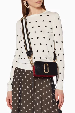 Buy Marc Jacobs Red Black Small Snapshot Shoulder Bag For Women Online Ounass Bahrain