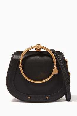 Small nile leather bracelet bag hot sale