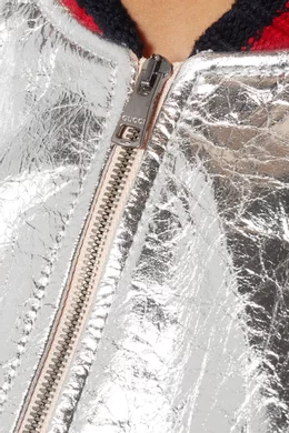 Gucci silver jacket store