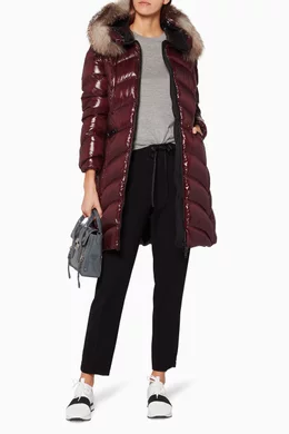 Moncler albizia hooded puffer jacket shop